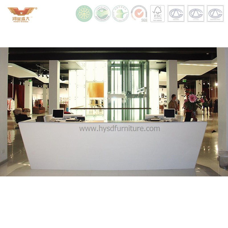Modern Simple Beauty Salon Reception Desk for Hotel Contract (R78)