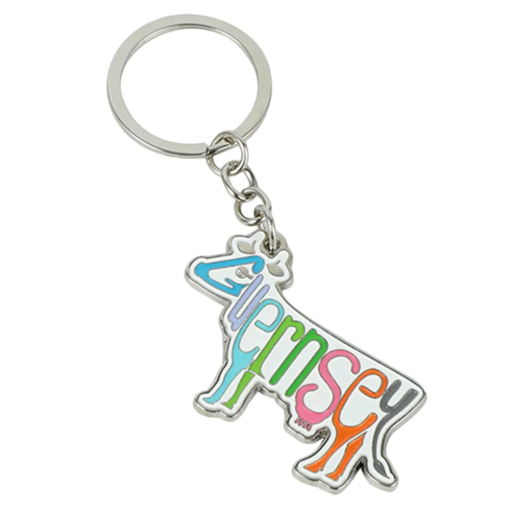 Personalized Custom Logo Promotional Gift Tourism Souvenir Soft Enamel Metal Key Chain
