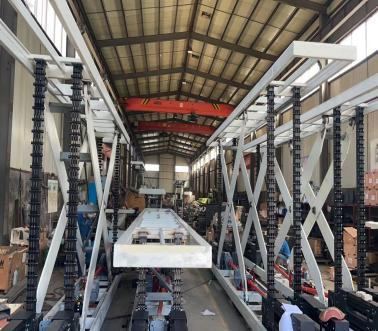 Rigid Chain Scissor Lift Table ODM 19A High Performance with National Invention Patent Zl201010218464.1