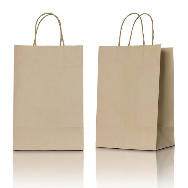 The New Listing Hand Length Handle Craft Paper Bag with Logo Shopping Bag Household Products Offset Printing Art Paper Accept