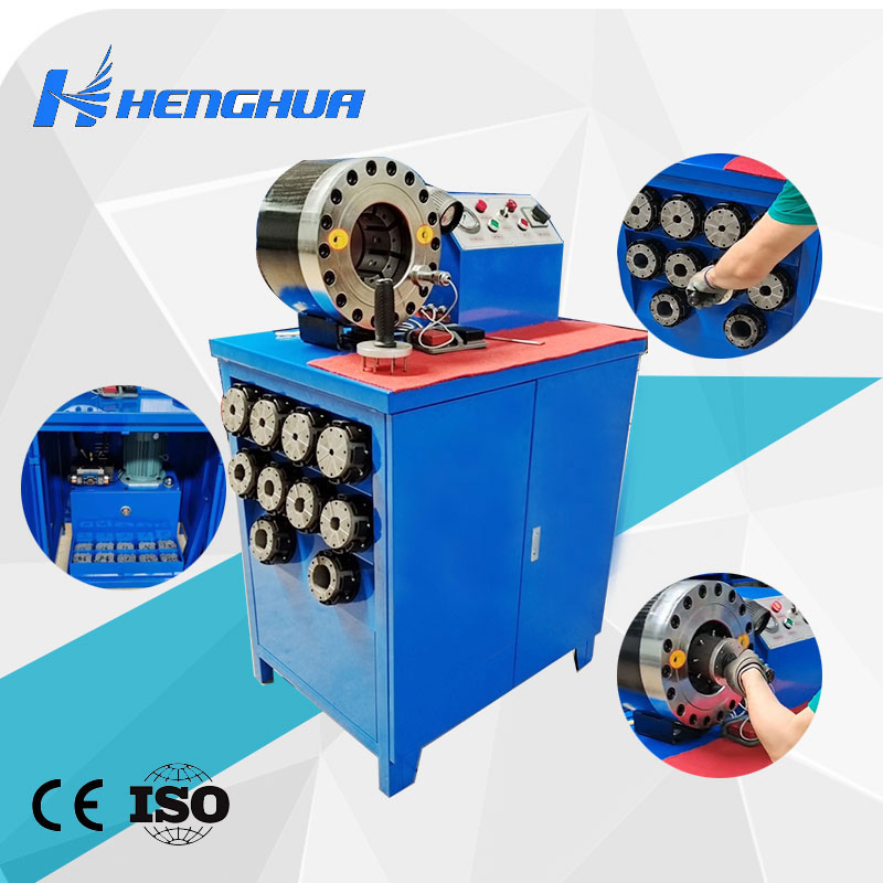 CE 6 Core Patent Fast Dies Change Hydraulic Pipe Hose Crimper Tool 2 Manual Hydraulic Hose Press Brake Hose Crimping Manufacturing Making Clamp Machine for Sale
