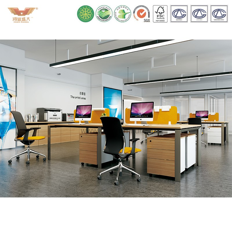 Hot Sale Promotion Contract Melamine Staff Workstation (VOGUE-S-05-1X4)