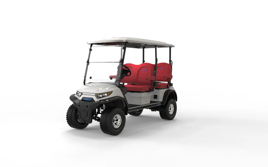 Electric Golf Cart Front View
