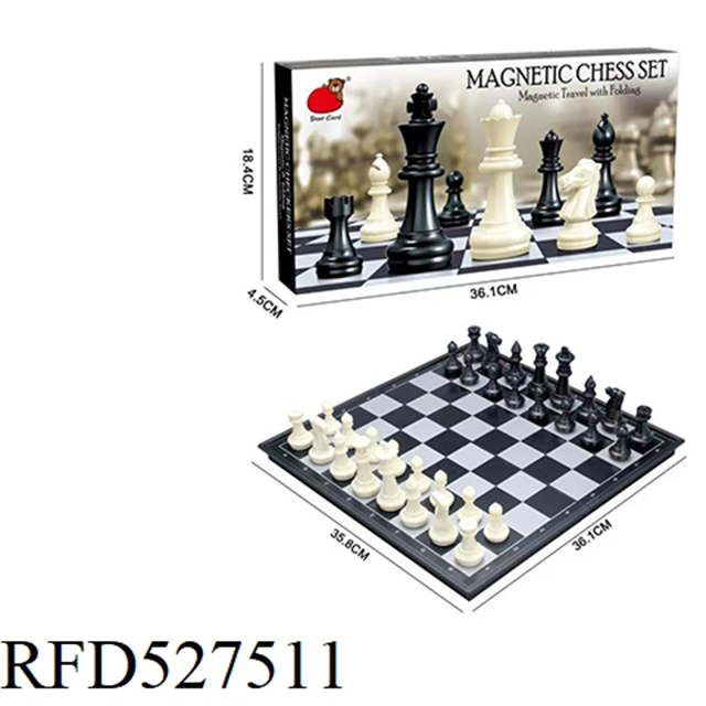 Magnetic Chess Board Game Set Folding Board Travel International Chess Set
