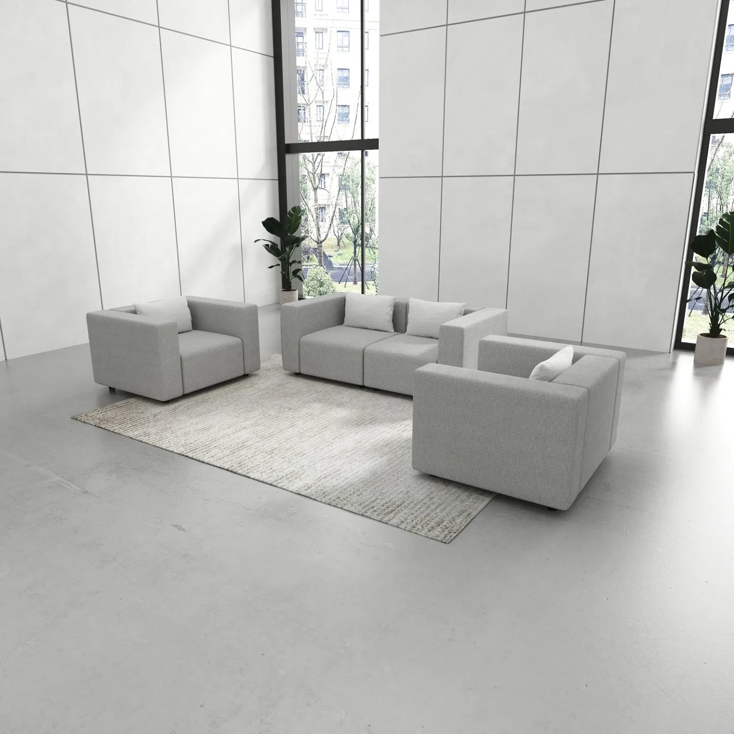 Memory Foam Lumbar Home Sofa Compact Size Viral Comfortable Sofa Trendy Patent Design Living Room Sofa