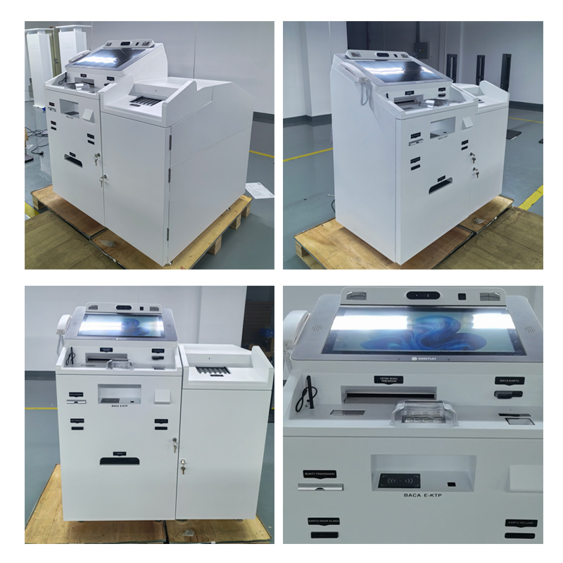 Digital ID Verification Kiosk Modular Financial Services Terminal Self Service Bank Kiosk