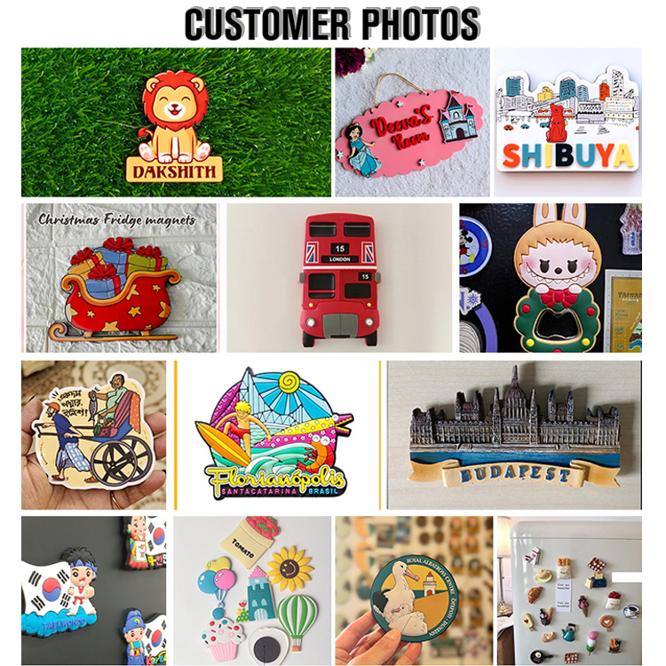 Custom Travel Souvenirs Cities Metal 3D Fridge Magnet From Around The World Tourism Souvenirs