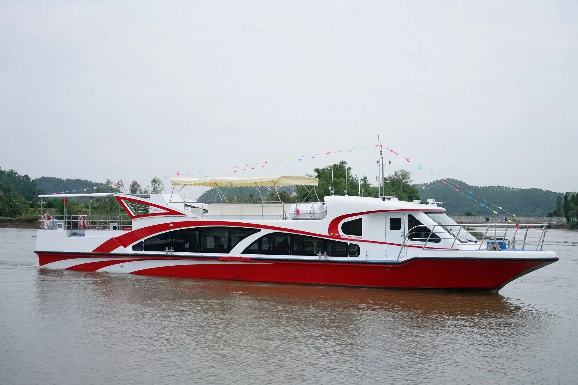 27 M Fiberglass Passenger Boat for VIP Tourism