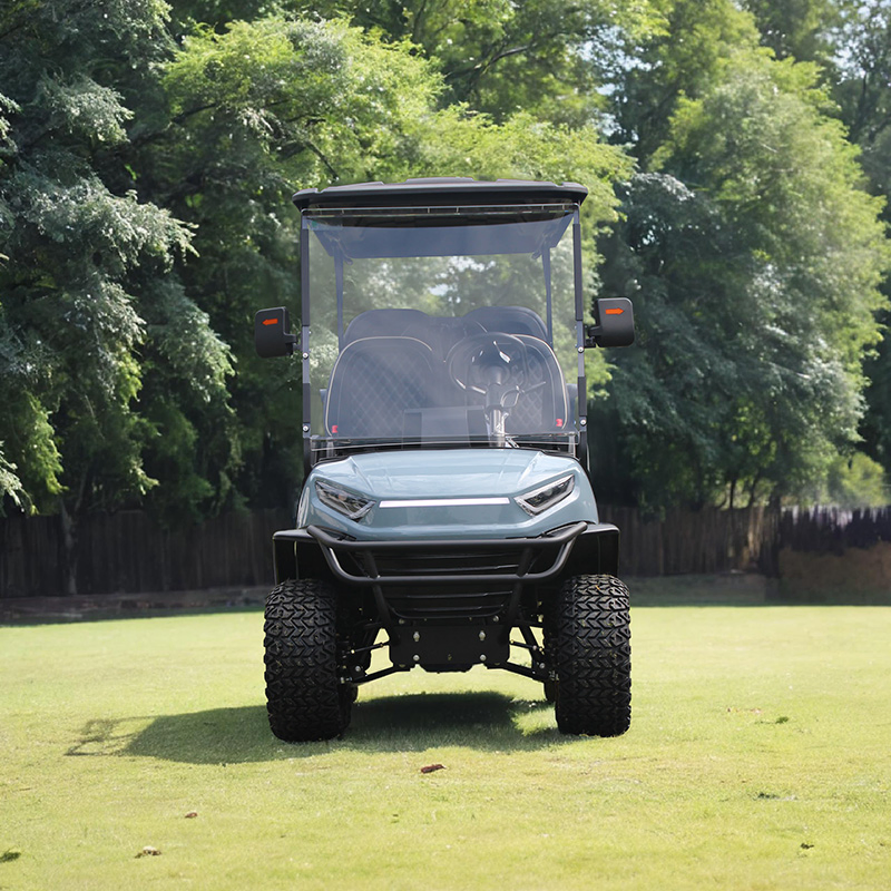 Six Passengers 4+2 Golf Car with Lithium Battery 5 Years Warranty for Sale