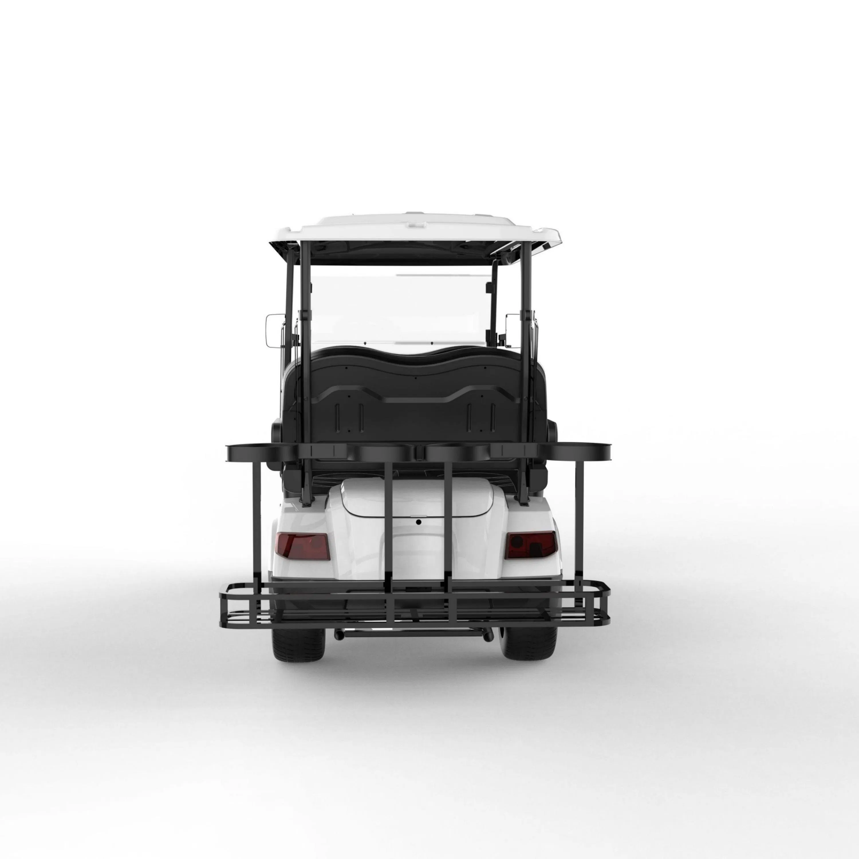 Four Golf Bag Rack Golf Cart with 4 Passengers Forward Facing