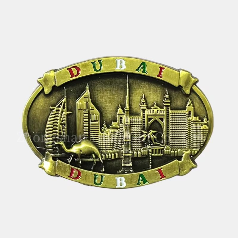 Custom Tourism Souvenir Metal Collection Gifts Decorative Magnetic Stickers Fridge Magnet