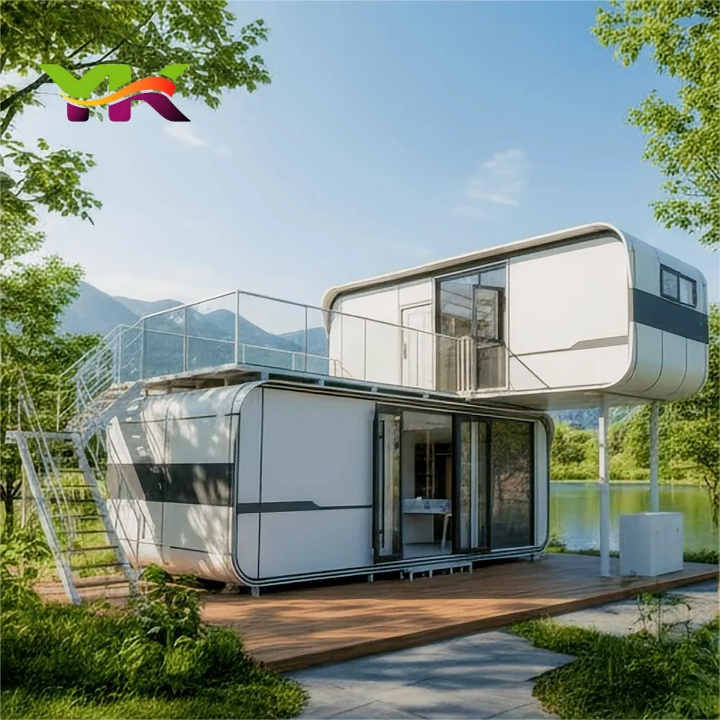 Camping Prefabricated Space Capsule House Price Cabin Tiny Outdoor Steel Prefab Tourism Mobile Mini Tiny Container Apple Pod Home Portable Cabinet for Sale