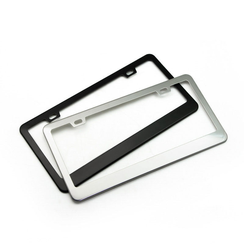 New Listing Product Alloy Bracket Electric Carbon Fiber License Plate Frame