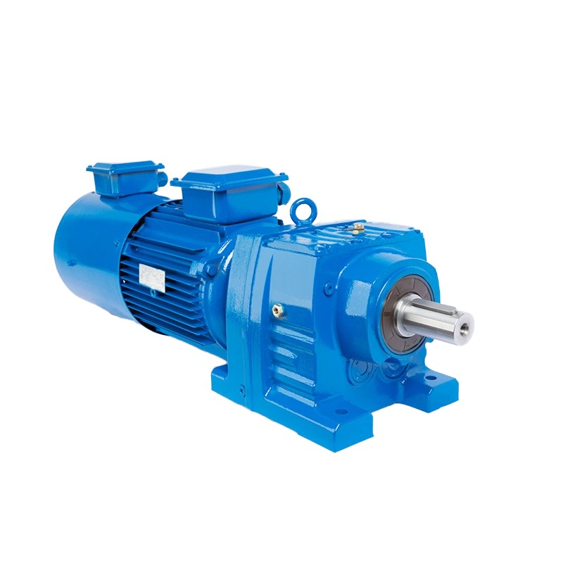 R Series Industrial Electric Helical Gearbox Iron Material Motor for Speed Reduction in Machinery