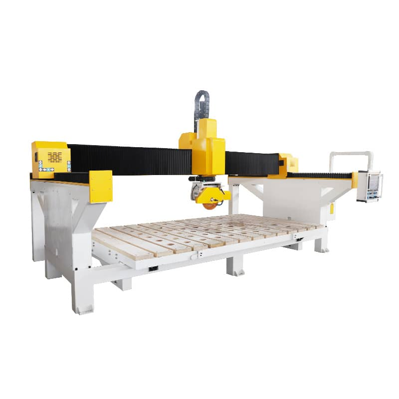 Slab Cutting Machine Bridge 5 Axis Big Stone Sculpture CNC Carving Machine