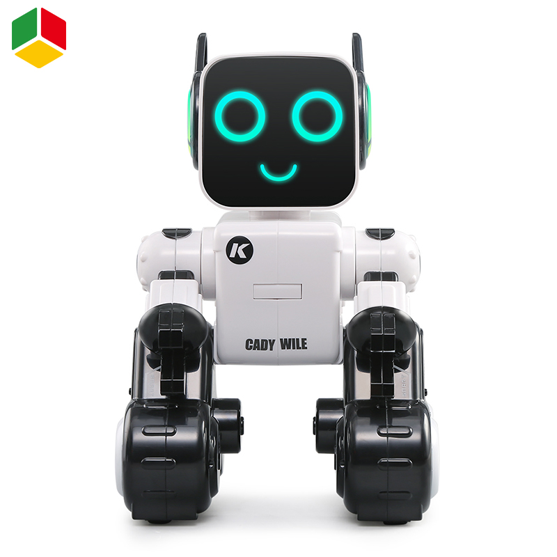 QS Wholesale New Children Intelligent Remote Voice-Controlled Smart Robot Interactive Recording Touch Function Piggy Bank Kids Financial Learning Robot Toys