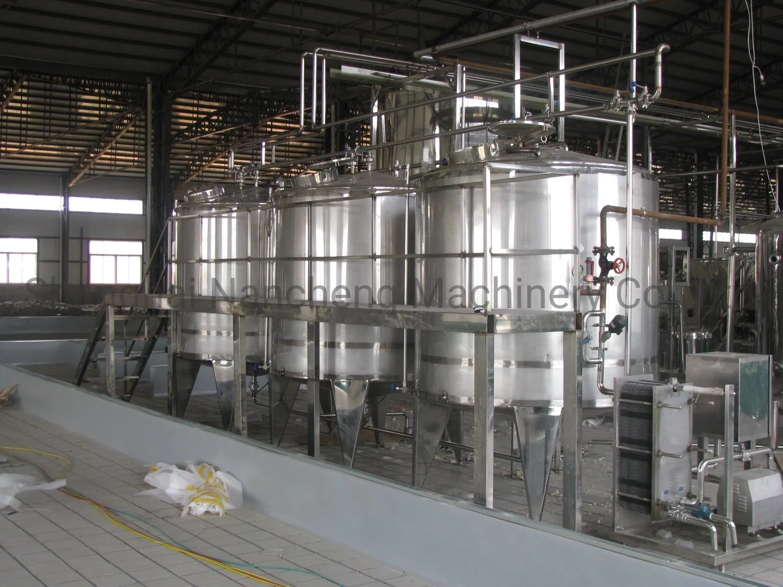 1000L/H Glass Bottled Fruit Cider Processing Line
