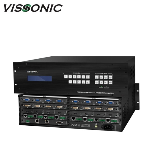 Modular Video Wall Processor Modular LCD/LED Videowall Processor Multi-Screen Display Processor Videowall Controller Concference System LED Display Screen