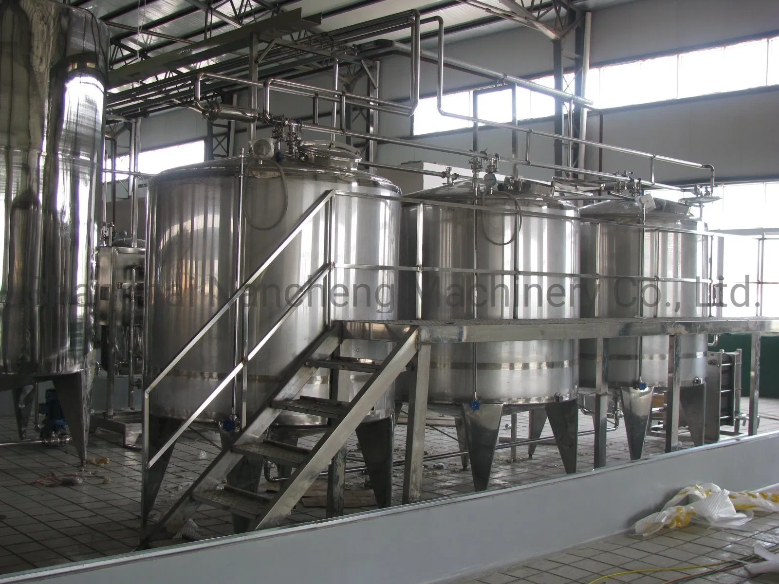 1000L/H Glass Bottled Fruit Cider Processing Line