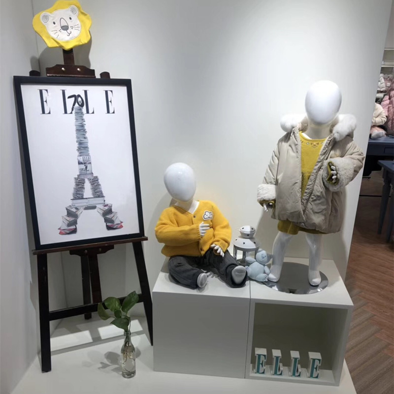 Full Body Wholesale Realistic Kids Mannequins White for Sale