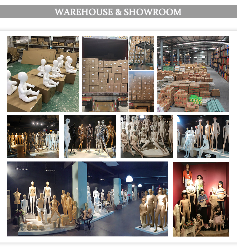 New Fashion Factory Price Fiberglass Full Body Mannequins Standing Child Mannequins