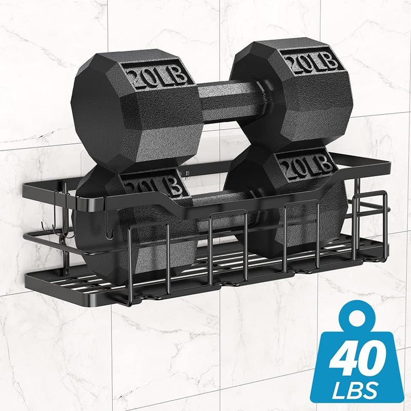 Modern Bathroom Accessories Organizer Wall Mounted Hanger Shelf Rack Ss Kitchen Bathroom Shower Corner Storage Rack for Bathroom