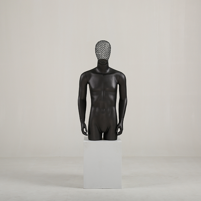 Cheap Half-Body Male Mannequin Fiberglass Male Virtual Model