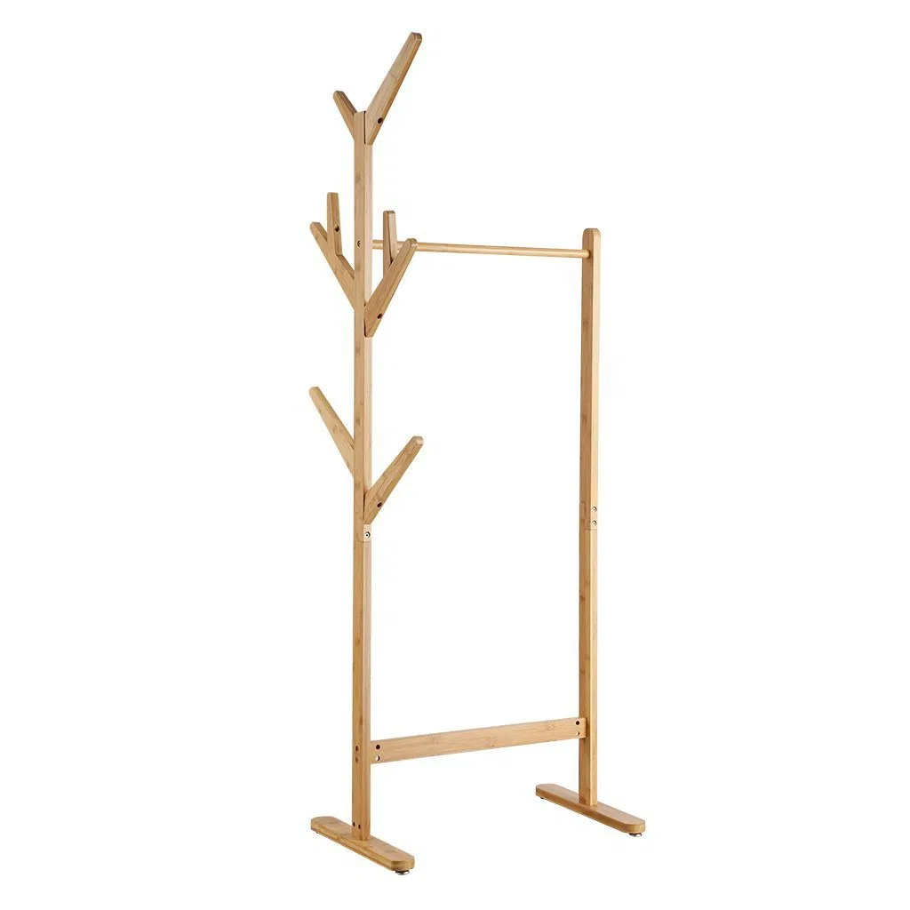 Bamboo Garment Rack 2