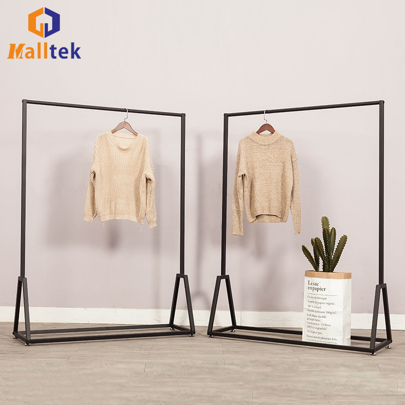 Wholesale Clothing Store Display Rack - Sturdy Floor Standing Garment Hanger &amp; Coat Rack for Shop