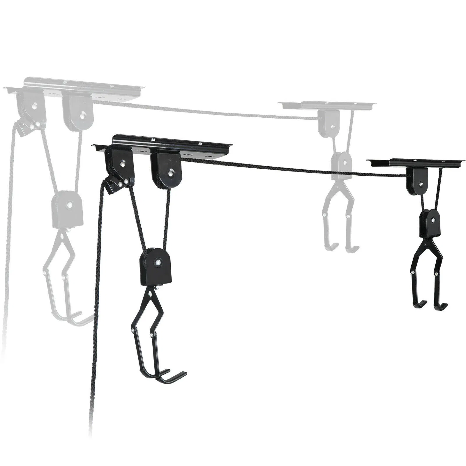 Ceiling Mounted Bike Rack Lift Hoist Storage Hanger Wall Mount Hook Wyz15520