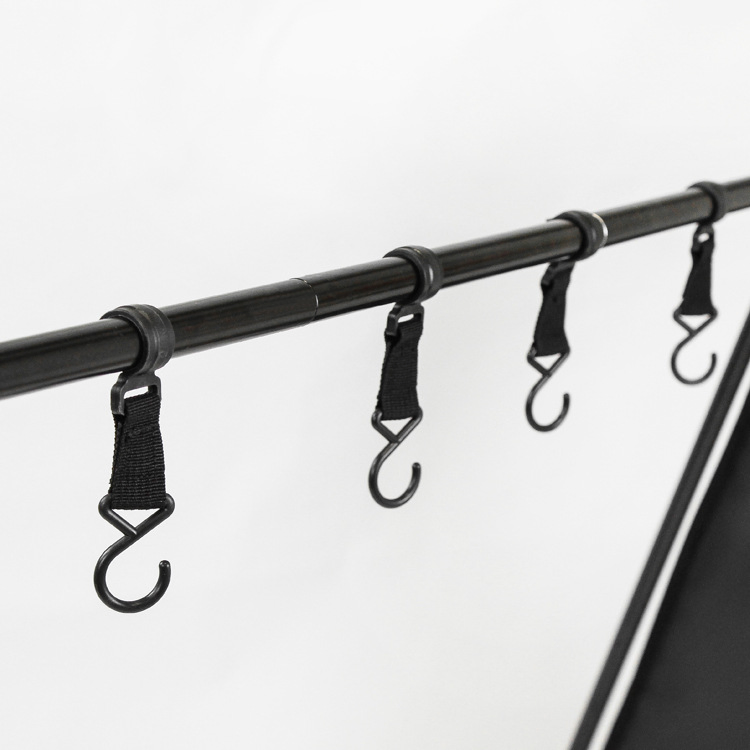 Outdoor Camping Bag Foldable Triangle Rack Portable Storage Light Stand Picnic Tableware Drying Practical Hanger