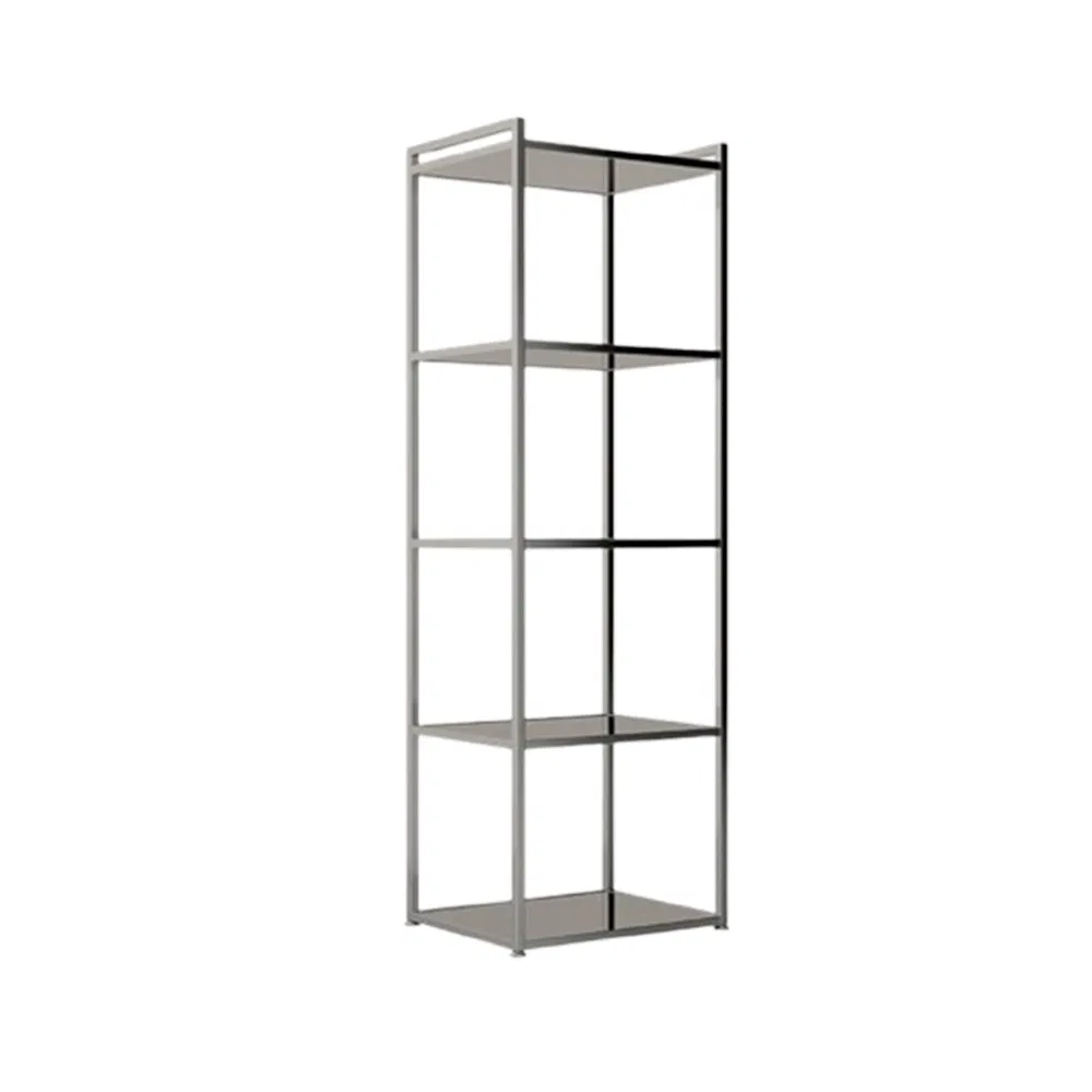 Best Selling Shelves for Floor Type Five/Four Layer Bag/Shoe/Storage Display Rack in Black/White/Golden/Silver Made of Ironwork for Boutique/Houseware