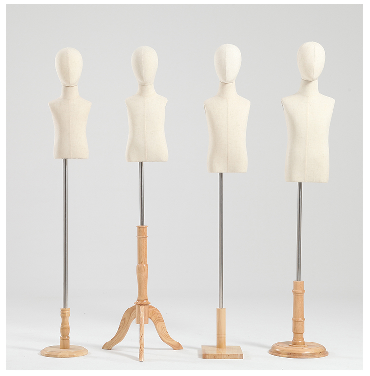 Children's Window Linen Mannequins Boy and Girl Dummies Kids Mannequin