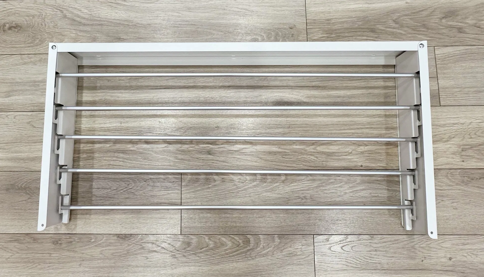 Clothes Drying Rack Collapsible Wall Mounted Hanger Five Drying Rods