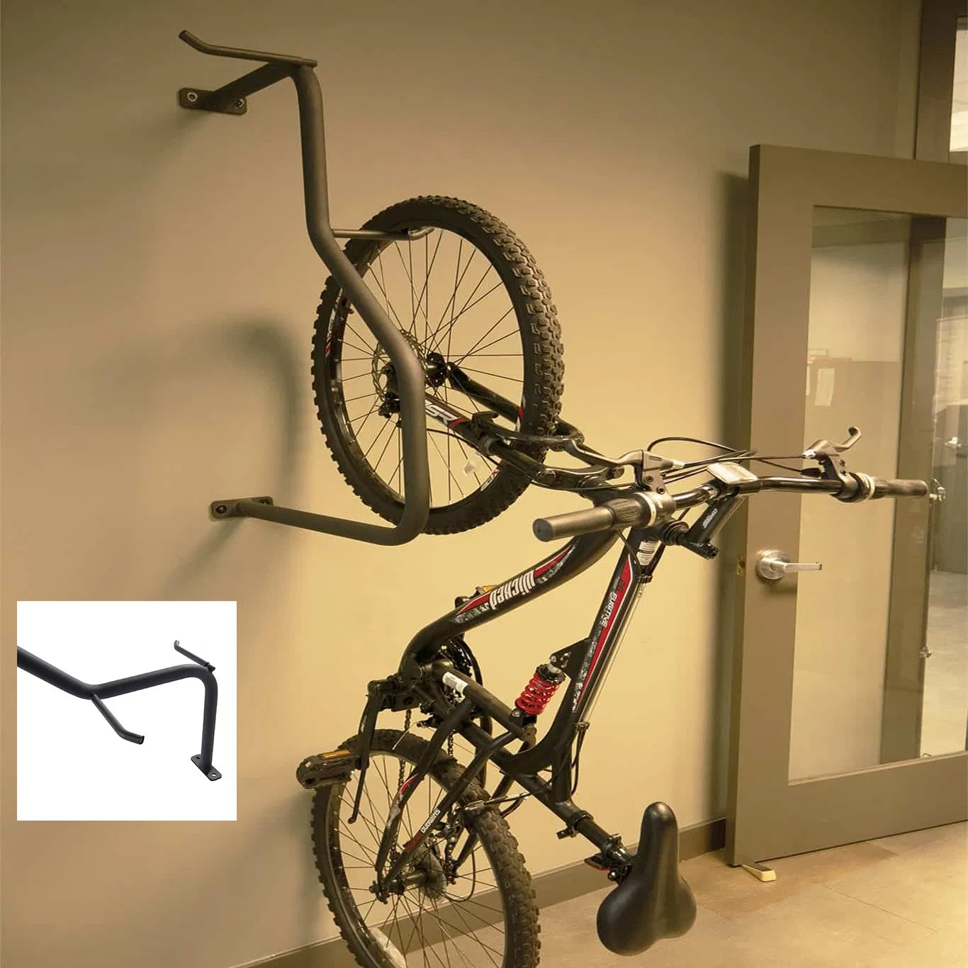 Vertical Parking System Wall Mounted Display Bike Hanger Rack