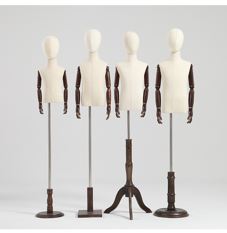 Children's Window Linen Mannequins Boy and Girl Dummies Kids Mannequin