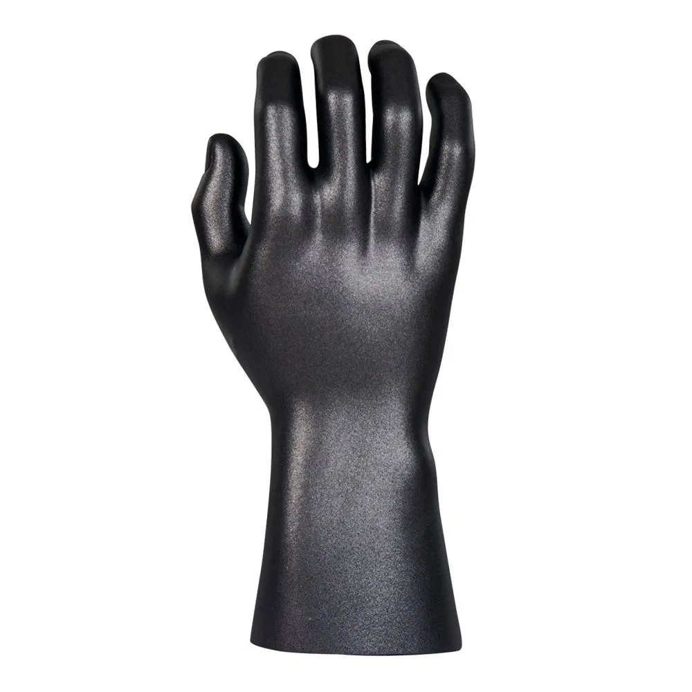 Black Plastic Male Realistic Mannequin Hand for Glove Display