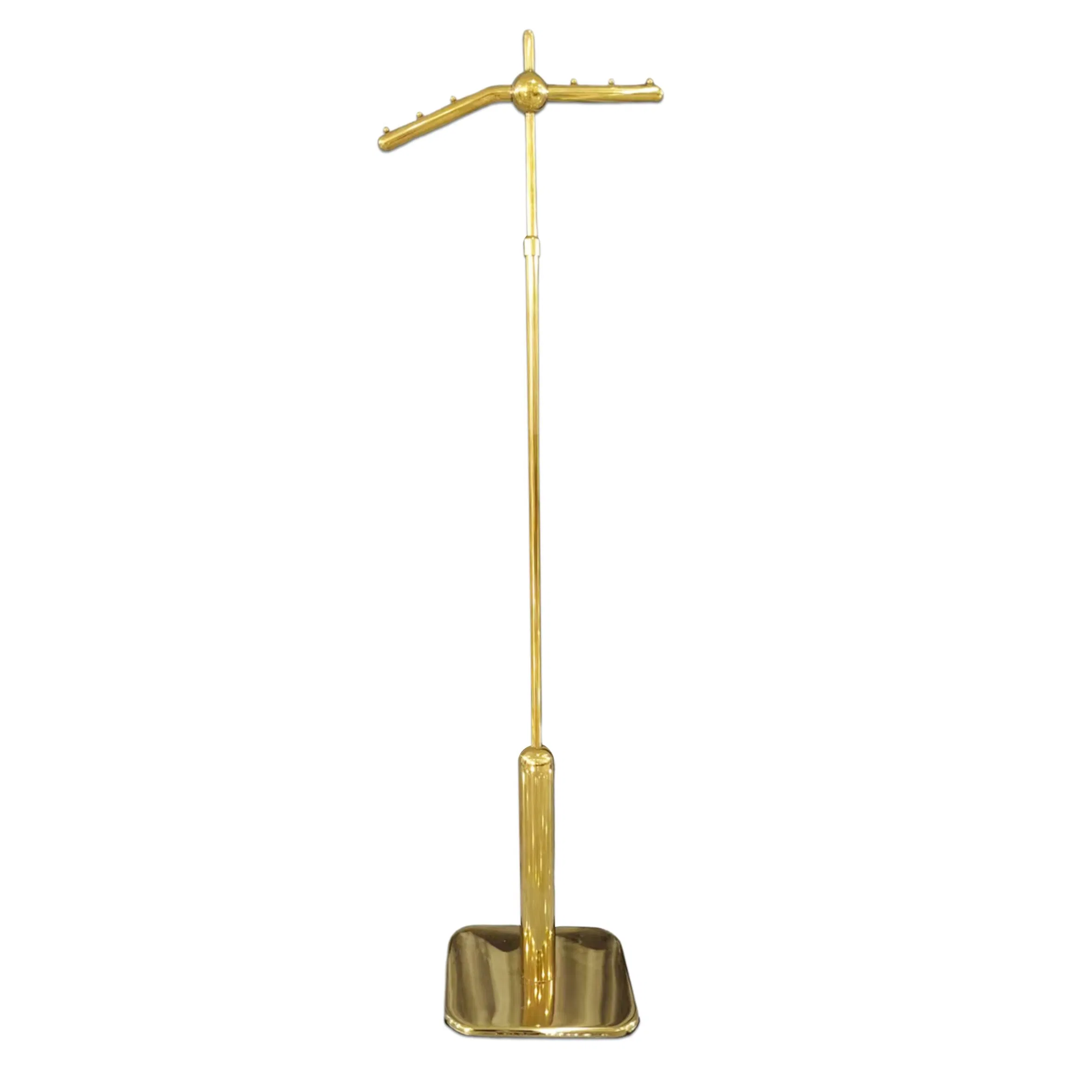 Heavy-Duty Metal Tree Display Rack Modern Clothes Hanger Stand with Metal Base