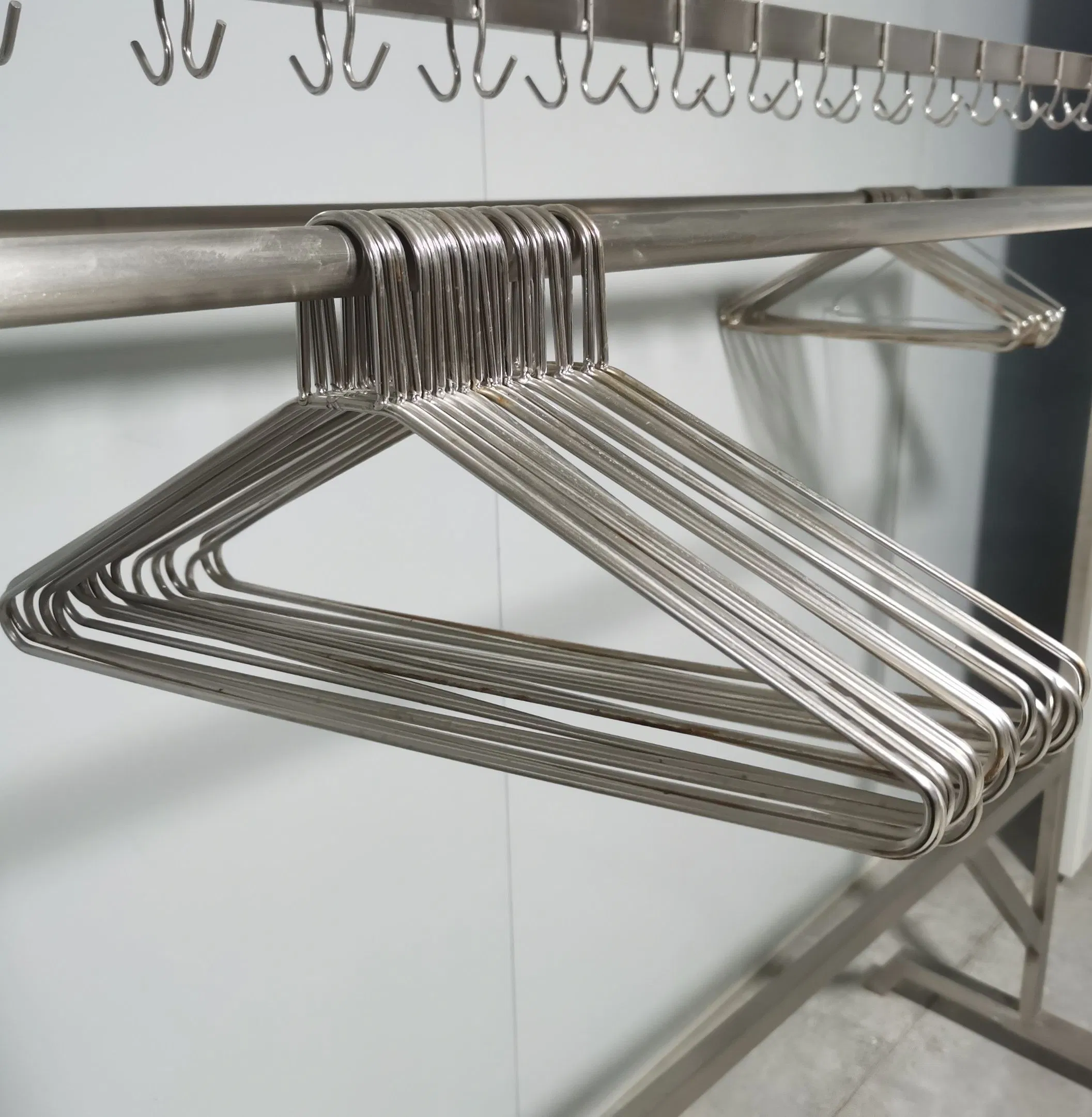 Modern Storage Rack Floor-Standing Clothes Hanger Rack Food Meat Processing Factory