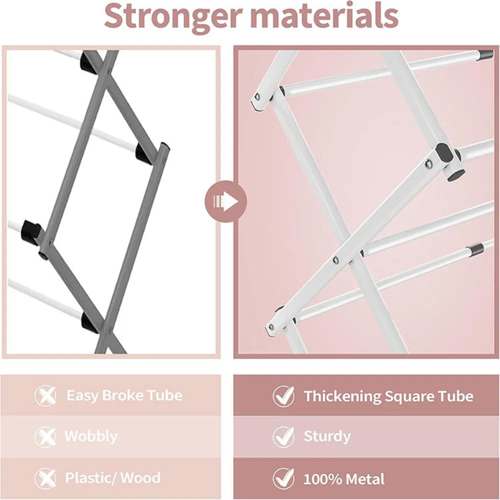 Metal Clothes Laundry Rack 14