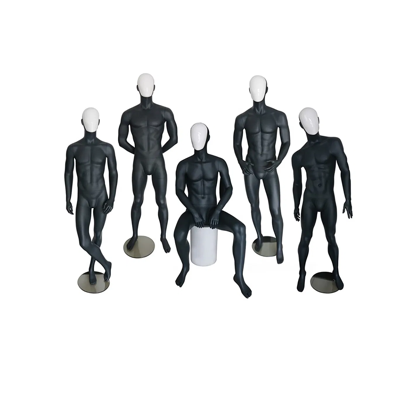 Authentic-Looking Fiberglass Unbreakable PP Plastic Mannequins to Attract Customers: Realistic Retail Display Mannequins, Durable Storefront Mannequins