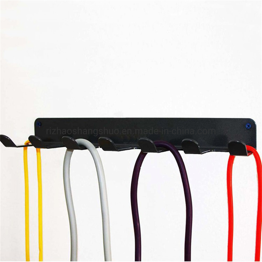 Wholesale High Quality Wall Mounted Jump Rope Rack Gym Storage Hanger Heavy Duty Multi-Purpose Gym Rack for Lifting Belts Chains Exercise Bands Jump Ropes