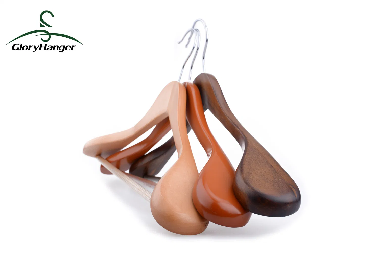 Painting Suit Wooden Deluxe Rack for Garment Shop