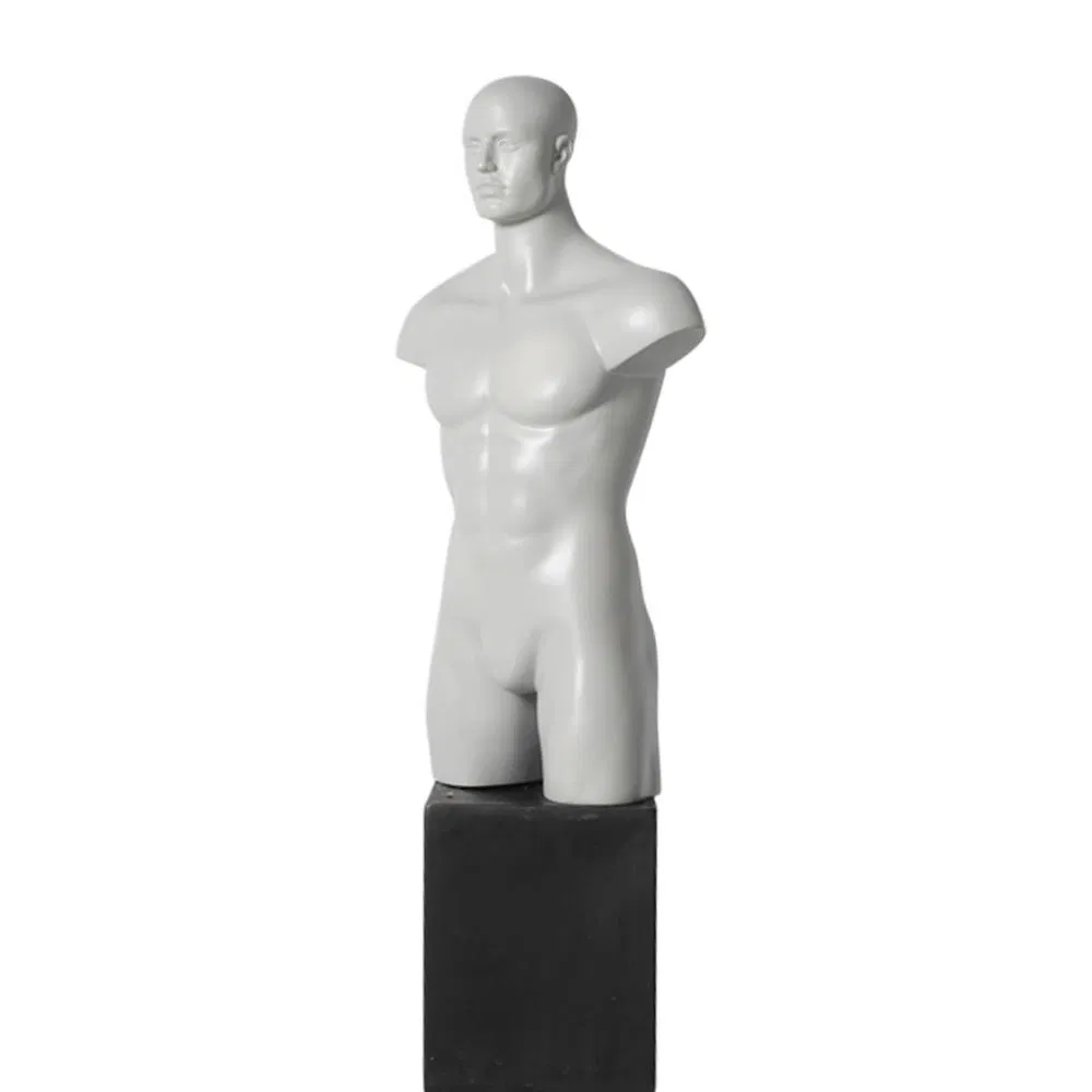 Male Mannequin Moving Cheap Tailor Mannequin Half Upper-Body Show Clothes