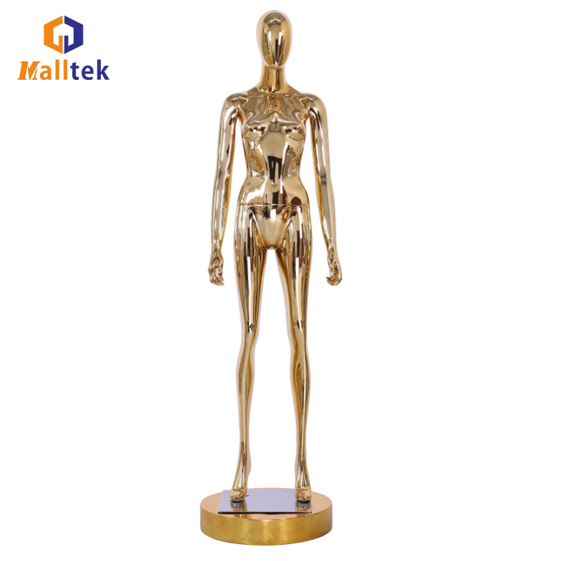 Fashion Full Body Female Fiberglass Mannequin Standing Posing Mannequin
