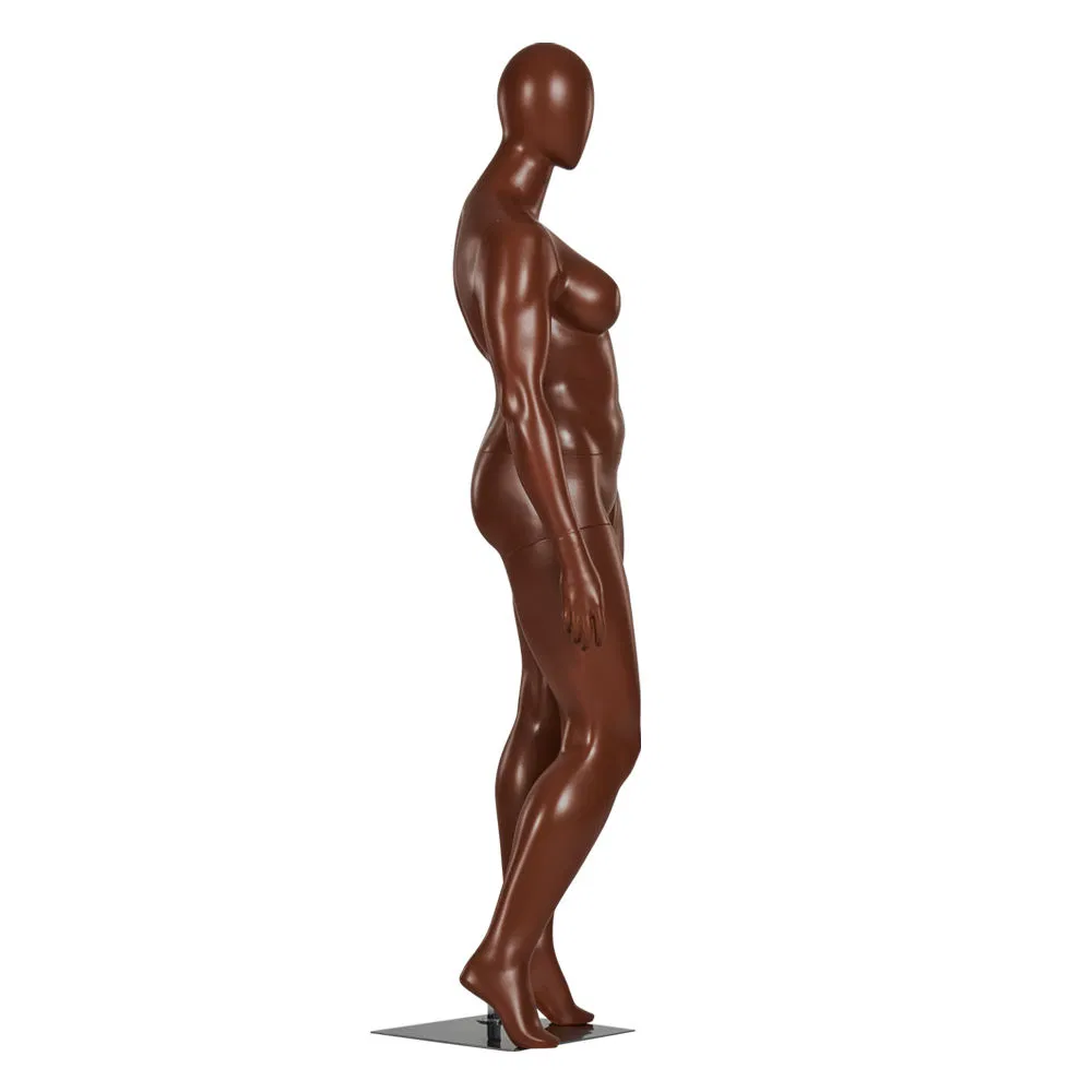Plus Size Wholesale Fiberglass Mannequin Standing Curvy Full Body Female Posing Mannequin