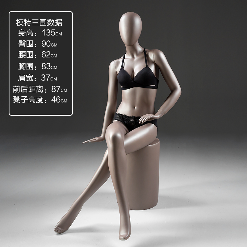 High Quality Fiberglass Life Size Sex Body Female Torso Underwear Mannequin