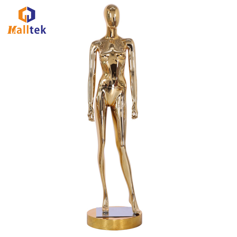 Fashion Full Body Female Fiberglass Mannequin Standing Posing Mannequin