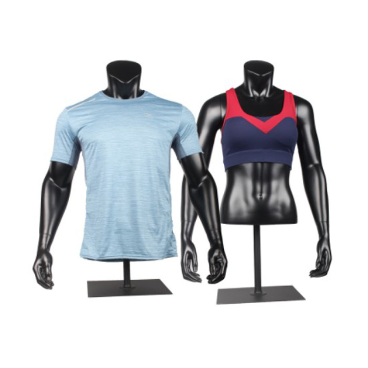 High Quality Upper Body Mannequin Sports Man Headless Upper Half Body Male Torso Mannequin
