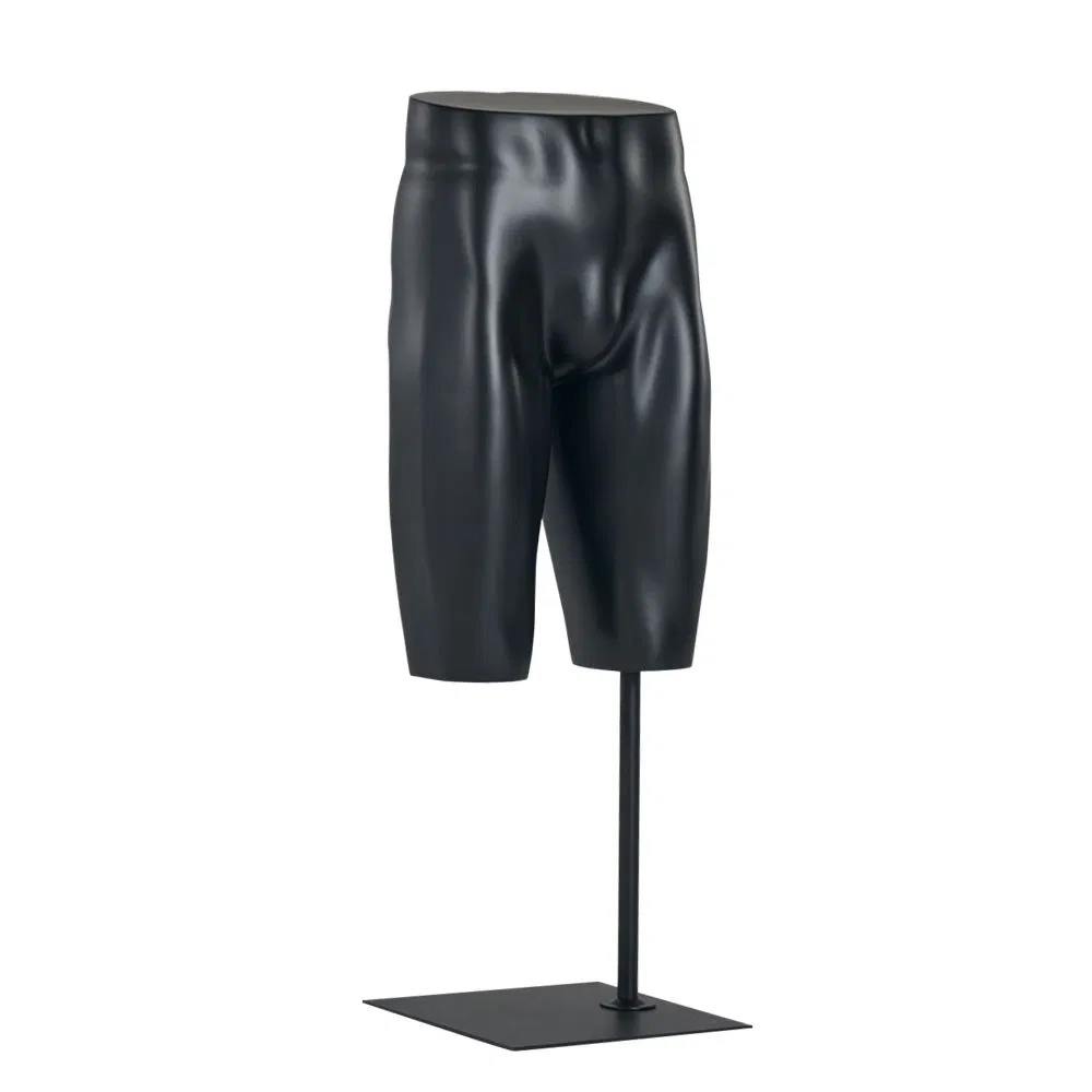 Cheap Black Muscular Male Torso Shorts Display Mannequin